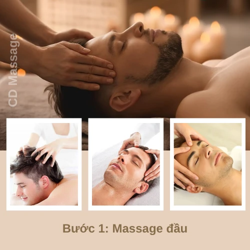 Quy Trình Massage Đầu CD Massage