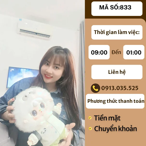 MÃ SỐ KTV 833: MASSAGE TẠI NHÀ TP.HN 9h-1h