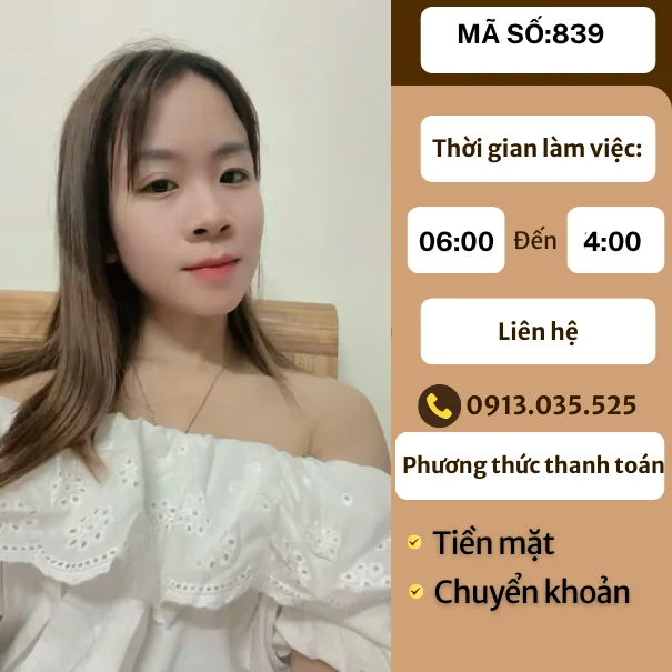 MÃ SỐ KTV 839: MASSAGE TẠI NHÀ TP.HN 06h-4h