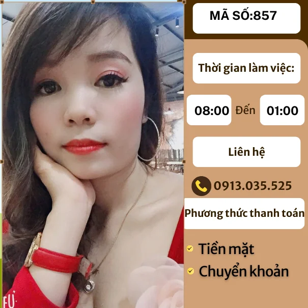 MÃ SỐ KTV 857: MASSAGE TẠI NHÀ HÀ NỘI 8h-1h