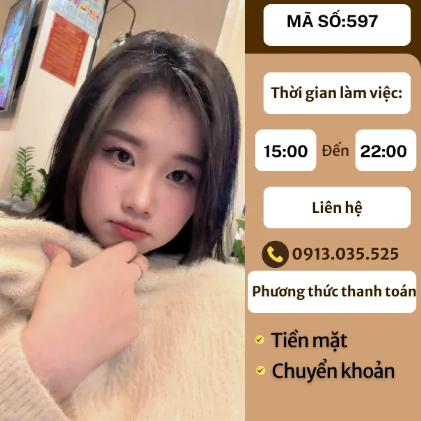 MÃ SỐ KTV 597: MASSAGE TẠI NHÀ TP.HCM 15h-22h