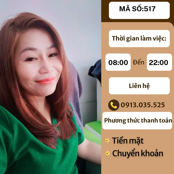 MÃ SỐ KTV 517 : MASSAGE TẠI NHÀ TP.HCM 08h-22h