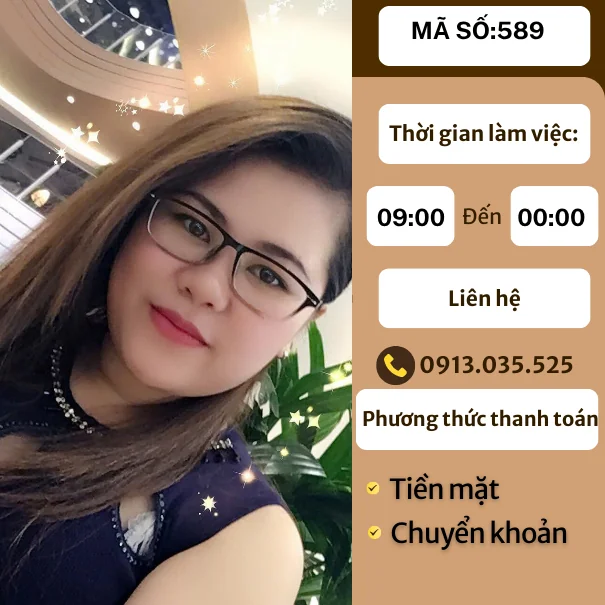MÃ SỐ KTV 589: MASSAGE TẠI NHÀ TP.HCM 09h-00h