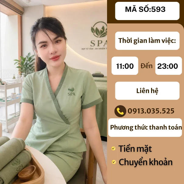 MÃ SỐ KTV 593: MASSAGE TẠI NHÀ TP.HCM 12h-23h