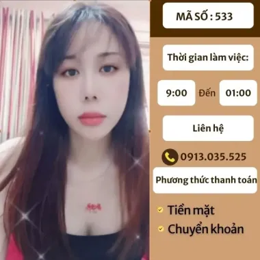 MÃ SỐ KTV 533: MASSAGE TẠI NHÀ TP.HCM 9h-1h