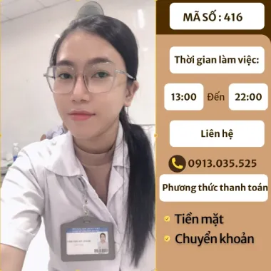 MÃ SỐ KTV 416: MASSAGE TẠI NHÀ TP.ĐÀ NẴNG 13h-22h