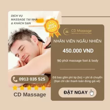 MASSAGE TẠI NHÀ (VÉ KỸ THUẬT VIÊN NGẪU NHIÊN)