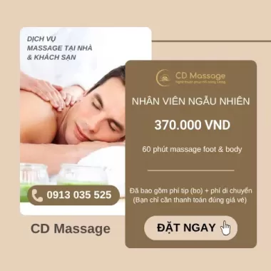 MASSAGE TẠI NHÀ (VÉ KỸ THUẬT VIÊN NGẪU NHIÊN)