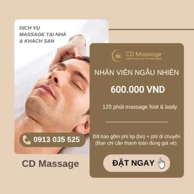 MASSAGE TẠI NHÀ (VÉ KỸ THUẬT VIÊN NGẪU NHIÊN)