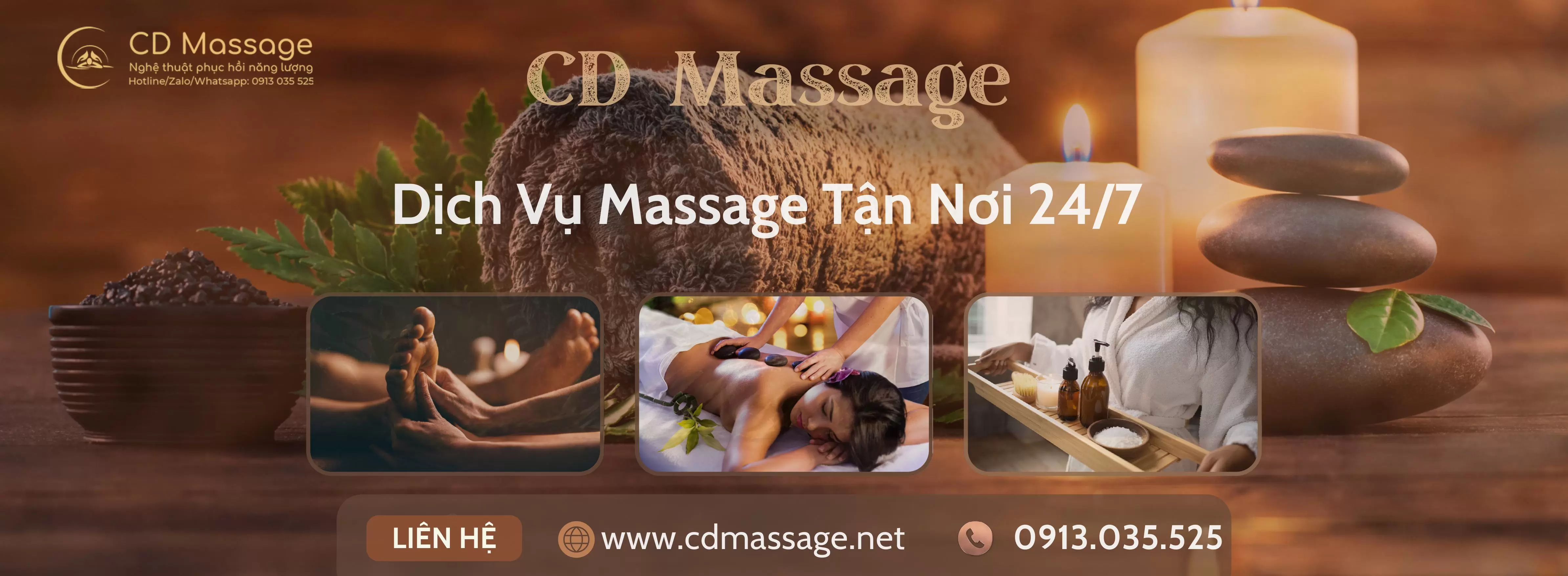 Không gian thư giãn đẳng cấp CD Massage