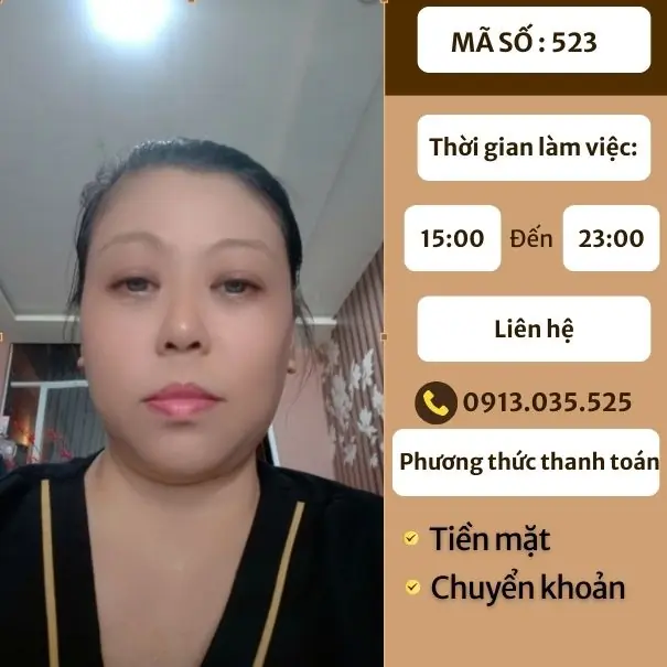 MÃ SỐ KTV 523: MASSAGE TẠI NHÀ TP.HCM 15H-23H