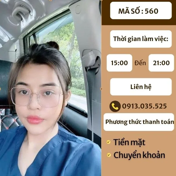 MÃ SỐ KTV 560 : MASSAGE TẠI NHÀ TP.HCM 20h-00h