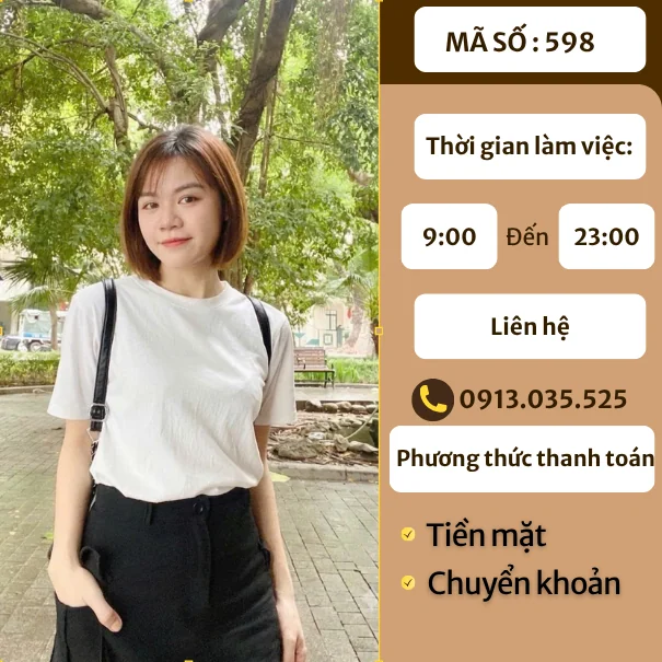 MÃ SỐ KTV 598: MASSAGE TẠI NHÀ TP.HCM 9h-23h
