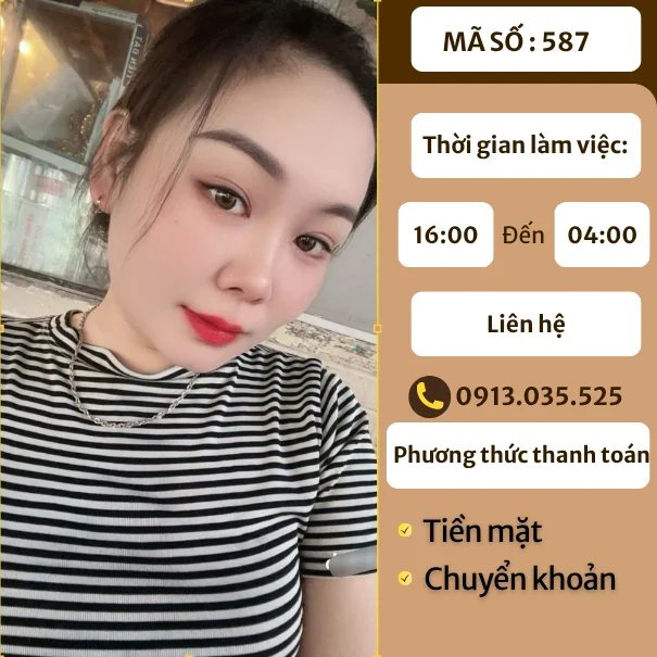 MÃ SỐ KTV 587: MASSAGE TẠI NHÀ TP.HCM 16h-04h