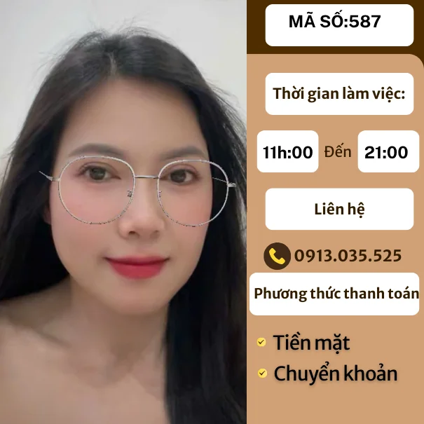 MÃ SỐ KTV 587: MASSAGE TẠI NHÀ TP.HCM 11h-21h