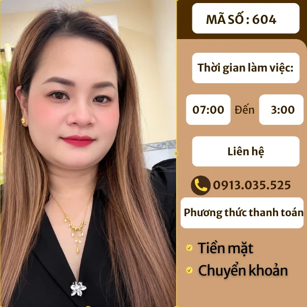 MÃ SỐ KTV 604: MASSAGE TẠI NHÀ TP.HCM 09h-03h