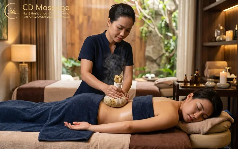 massage cho người đau thần kinh tọa phục hồi thể trạng