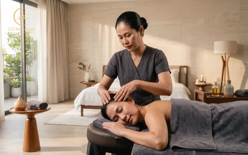 massage cho người mất ngủ thả lỏng thần kinh