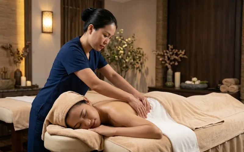 massage giảm t&ecirc; tay ch&acirc;n