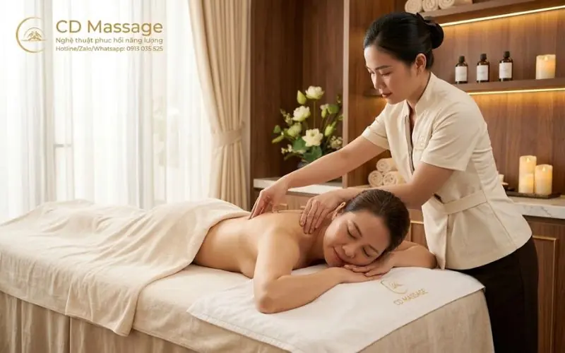 massage tại nh&agrave; Quận 5