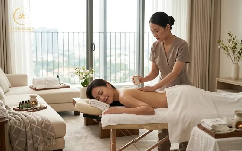 Quy tr&igrave;nh phục vụ massage tại nh&agrave; uy t&iacute;n l&agrave;nh mạnh