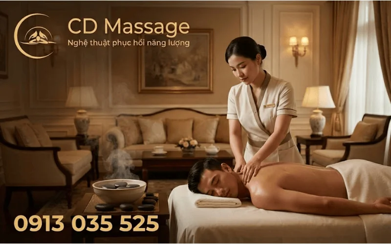 kỹ thuật vi&ecirc;n thực hiện massage tại nh&agrave; Ho&agrave;n Kiếm
