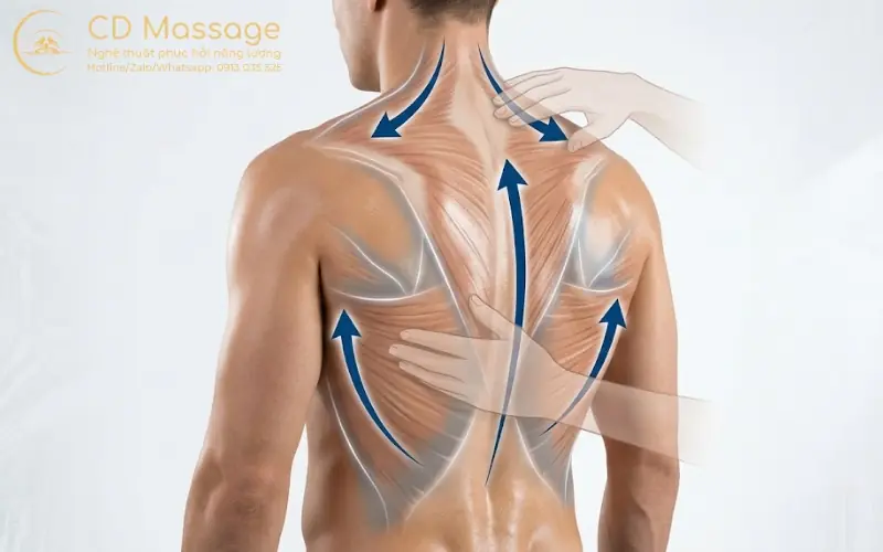 KỸ THUẬT MASSAGE BODY THƯ GIÃN CHUẨN: QUY TRÌNH VUỐT DẦU VÀ MIẾT CƠ GIẢM STRESS HIỆU QUẢ