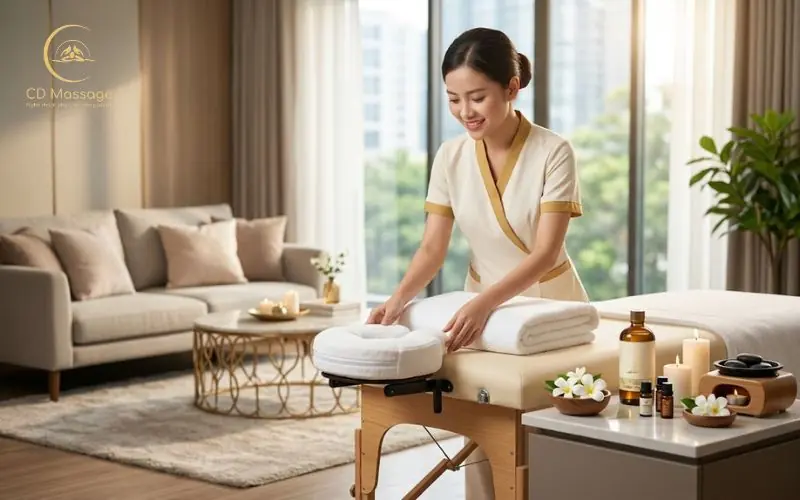 Thiết kế các gói massage tận nơi chuyên nghiệp tại nhà