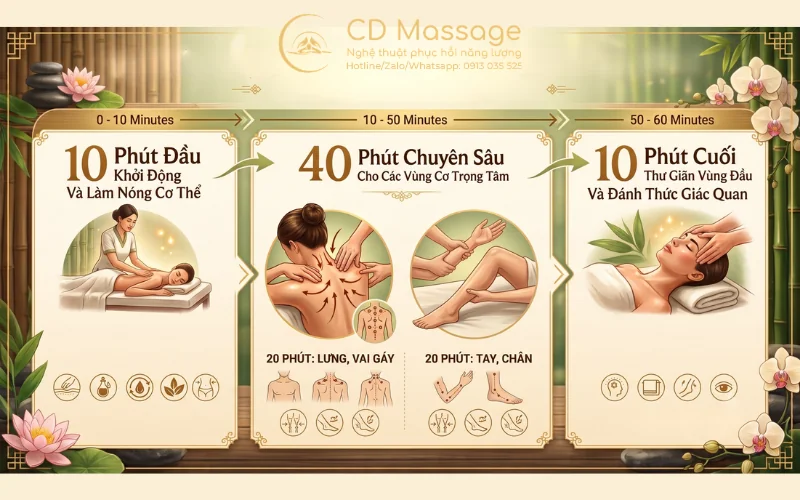 quy trình massage body tận nơi