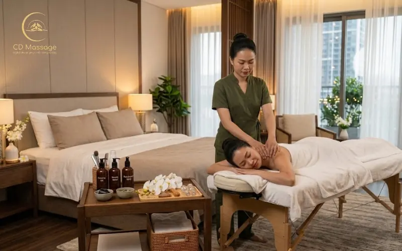 TIÊU CHUẨN DỊCH VỤ MASSAGE TẠI NHÀ BAN ĐÊM: 4 BƯỚC THẢ LỎNG HỆ THẦN KINH VÀ TRỊ MẤT NGỦ
