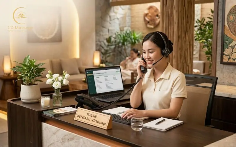 chính sách dịch vụ massage tận nơi tại CD MASSAGE